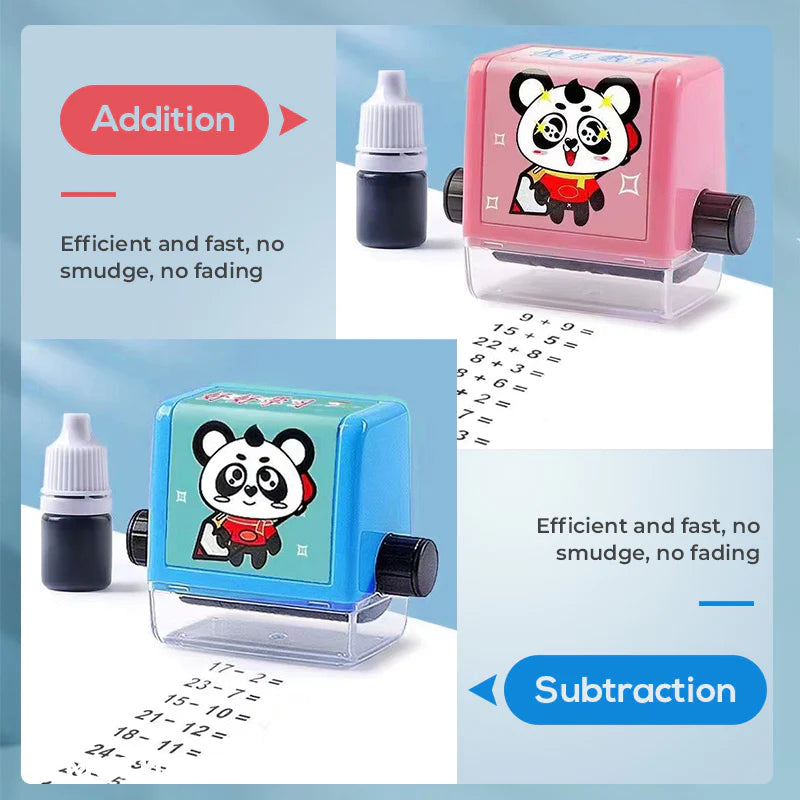 Math Stamps Roller