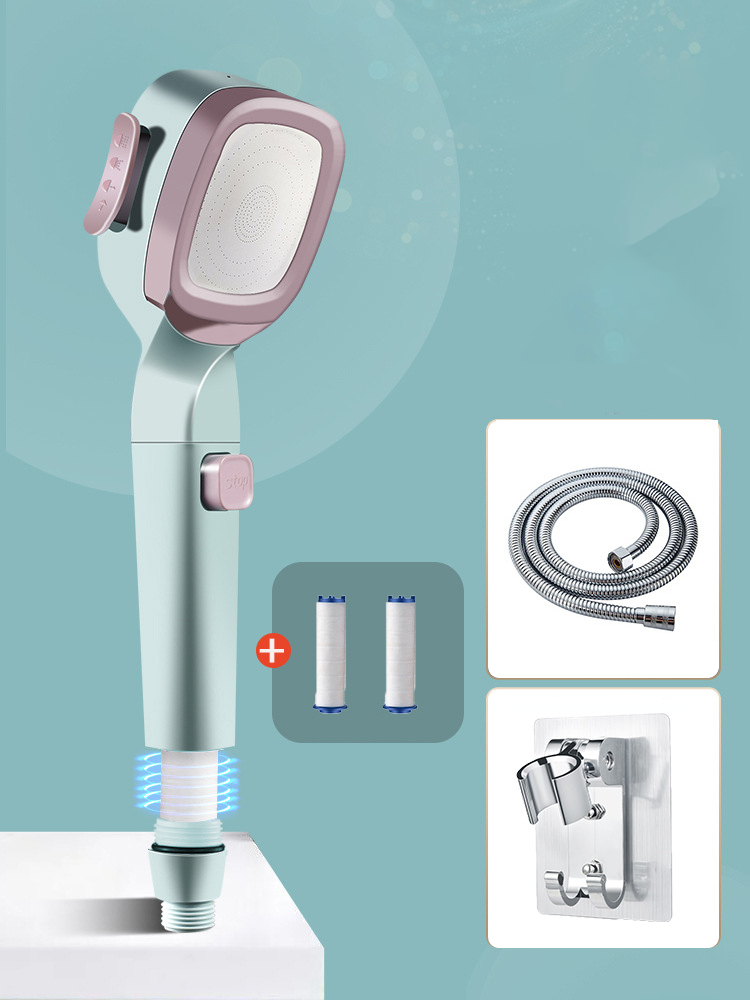 š„HOT SALEš„4-mode Handheld Pressurized Shower Head with Pause Switch
