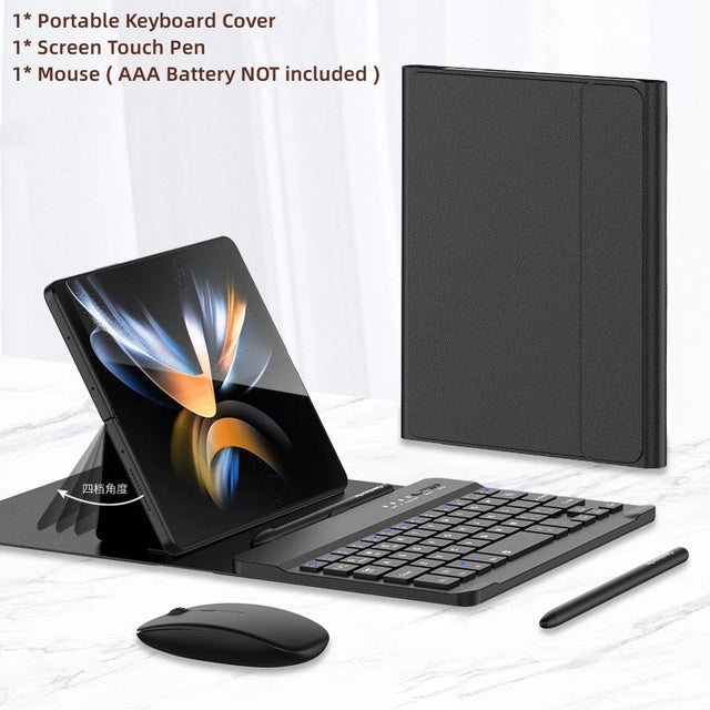 🔥50% OFF🔥Bluetooth Wireless Keyboard with Leather Case for Samsung