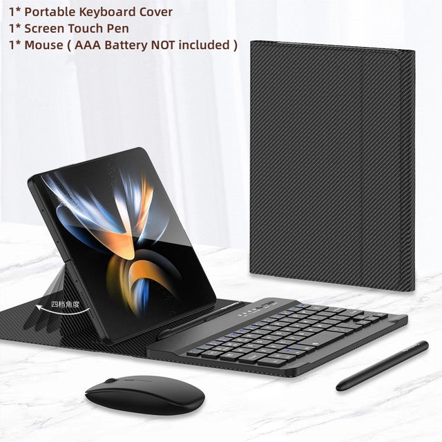 🔥50% OFF🔥Bluetooth Wireless Keyboard with Leather Case for Samsung