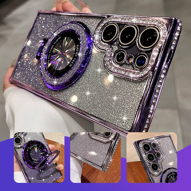 💥Limited time 50% off🔥Shiny Foldable Stand Protective Case for Samsung S Series