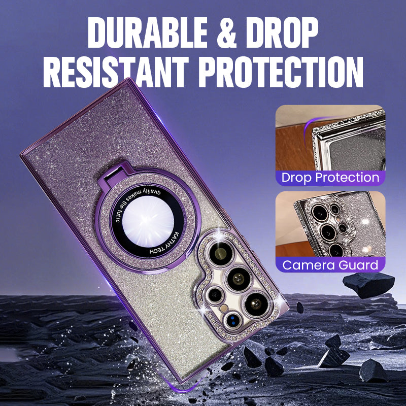 💥Limited time 50% off🔥Shiny Foldable Stand Protective Case for Samsung S Series