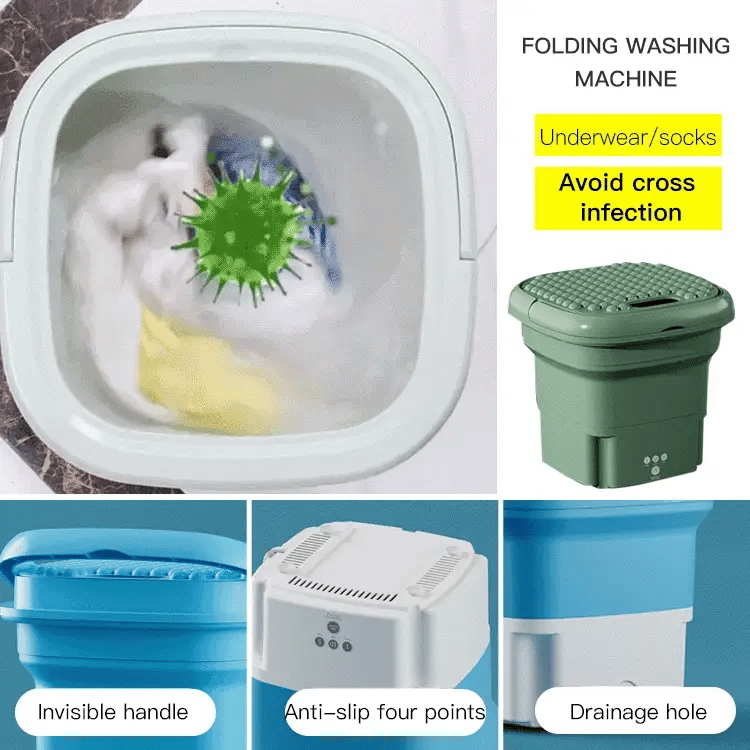 🔥Last Day Sale 50% OFF😍Foldable Washing Machine