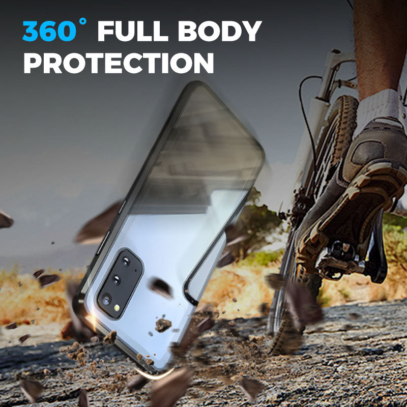 💥Magnetic Tempered Glass Double-sided Phone Case For Samsung S23-S25 Series