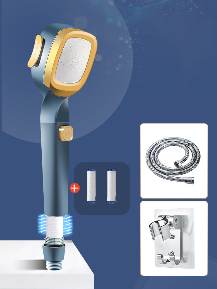 🔥HOT SALE🔥4-mode Handheld Pressurized Shower Head with Pause Switch