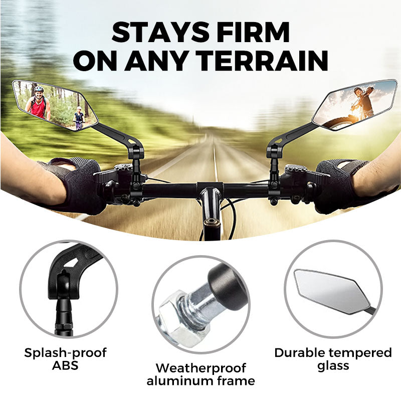 360° Rotatable Adjustable Bicycle Rearview Mirror