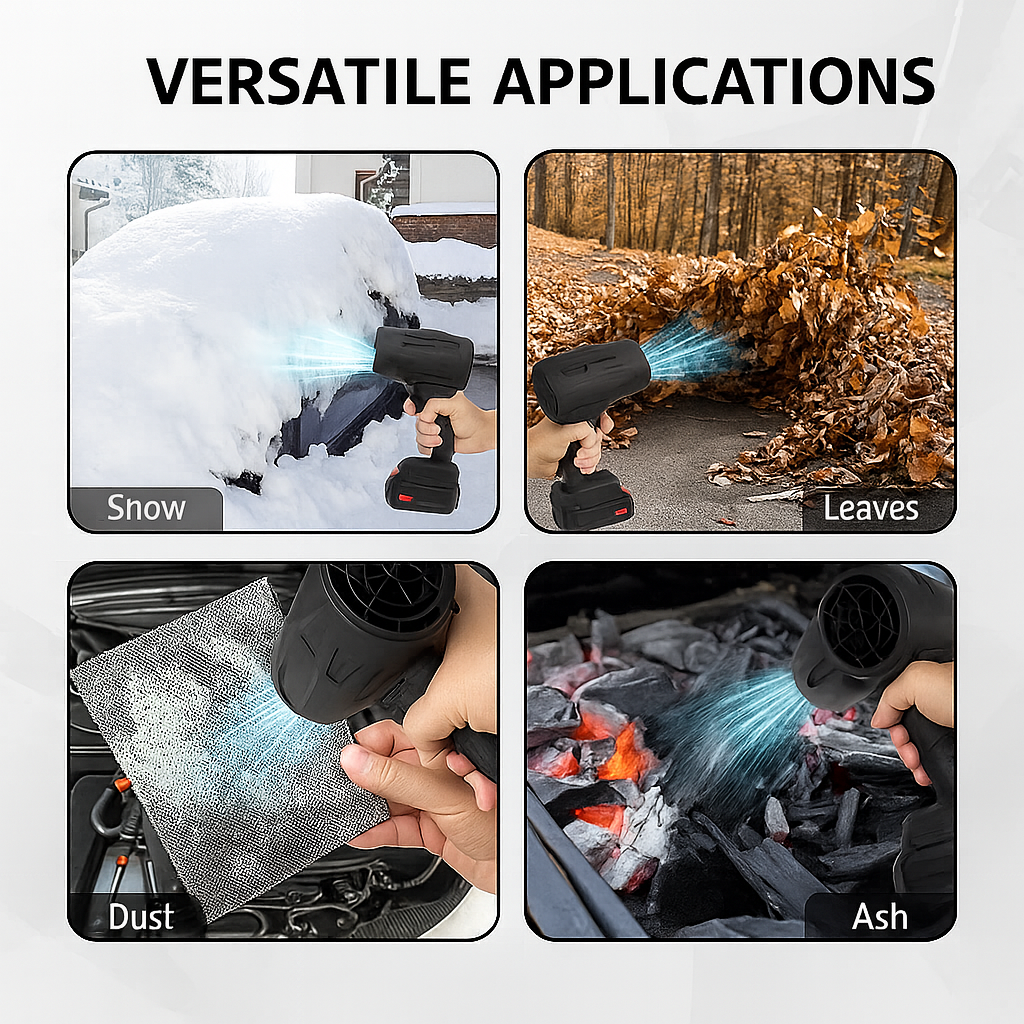 BladBreeze™ – Cordless Power Blower for Leaves, Dust & Everyday Debris