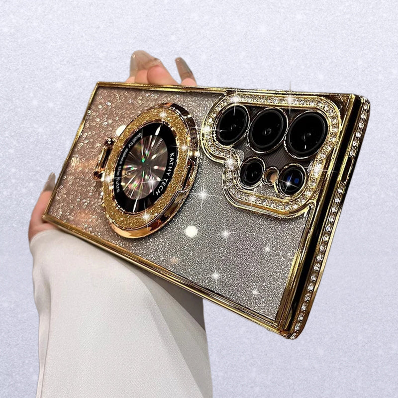 💥Limited time 50% off🔥Shiny Foldable Stand Protective Case for Samsung S Series