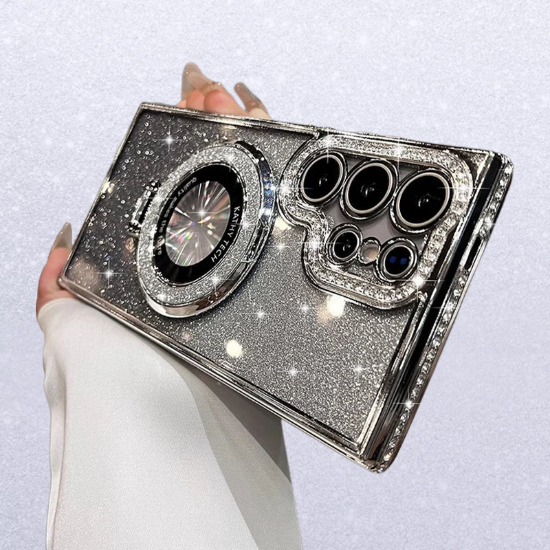 💥Limited time 50% off🔥Shiny Foldable Stand Protective Case for Samsung S Series