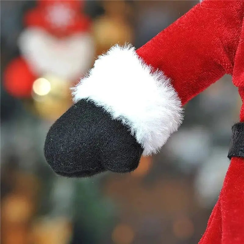 Santa Yuletide Wine Wraps