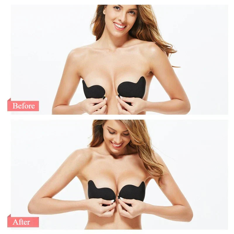 Nuvella™ – Strapless Push-Up Bra for Invisible Lift & All-Day Comfort (Buy 1, Get 1 FREE)