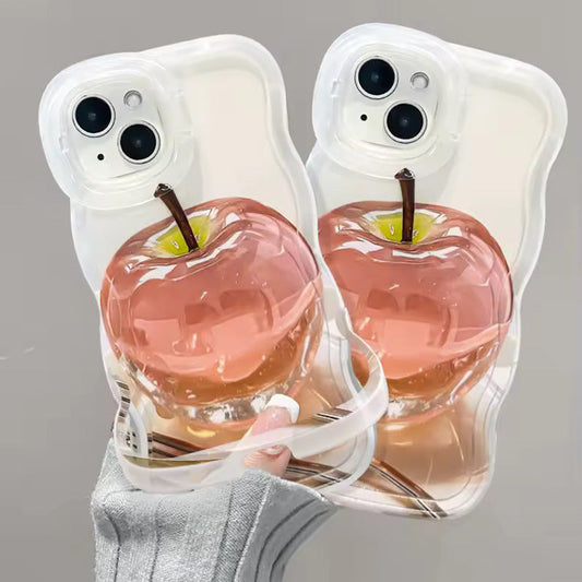 🔥 Hot Sale 50% OFF💕Apple Pattern Transparent Phone Case for iPhone