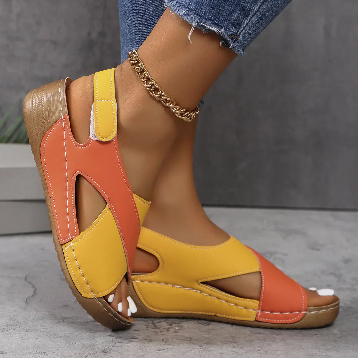 Cloudstep Wedge Sandals