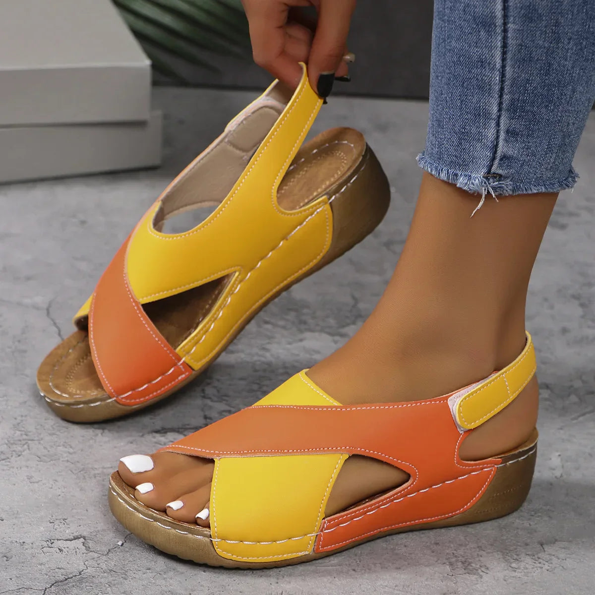 Cloudstep Wedge Sandals