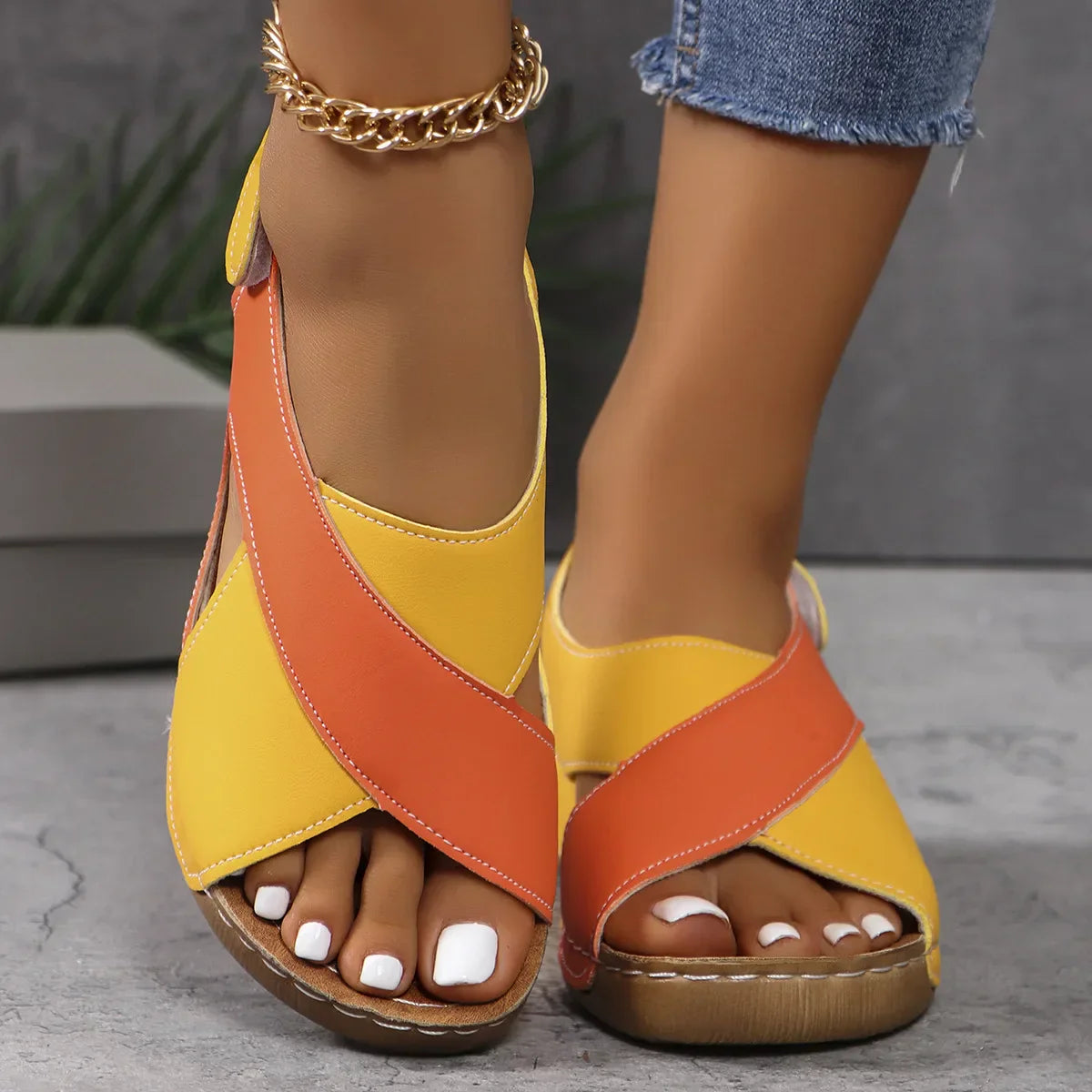 Cloudstep Wedge Sandals