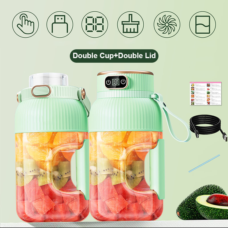 🖤Black Friday Sale🔥 Multifunctional Portable Juicer Cup With Digital Display