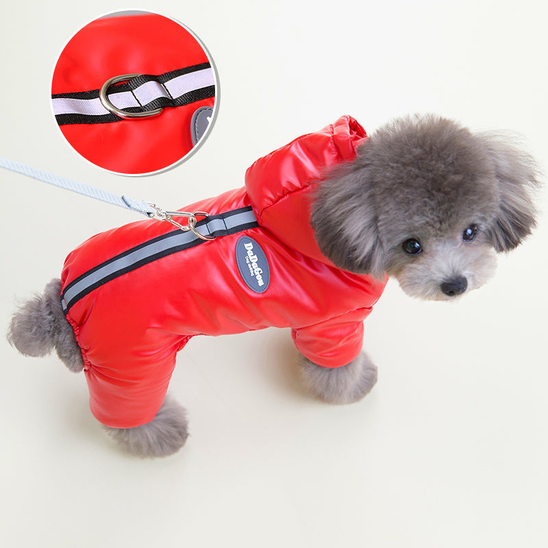 Thickened Four-Legged Dog Outfit
