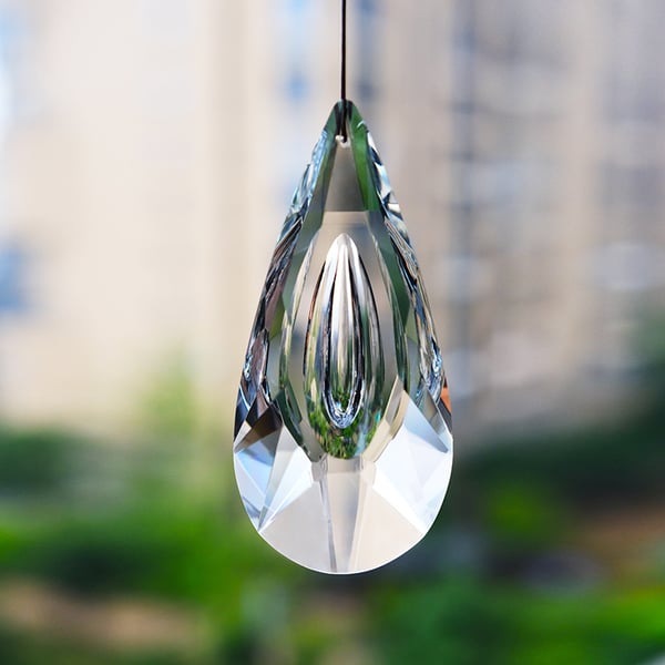120 mm AB-colored hanging crystal prism suncatcher