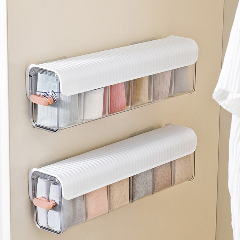 Wall-Mounted Drawer Organizer Set for Socks and Underwear