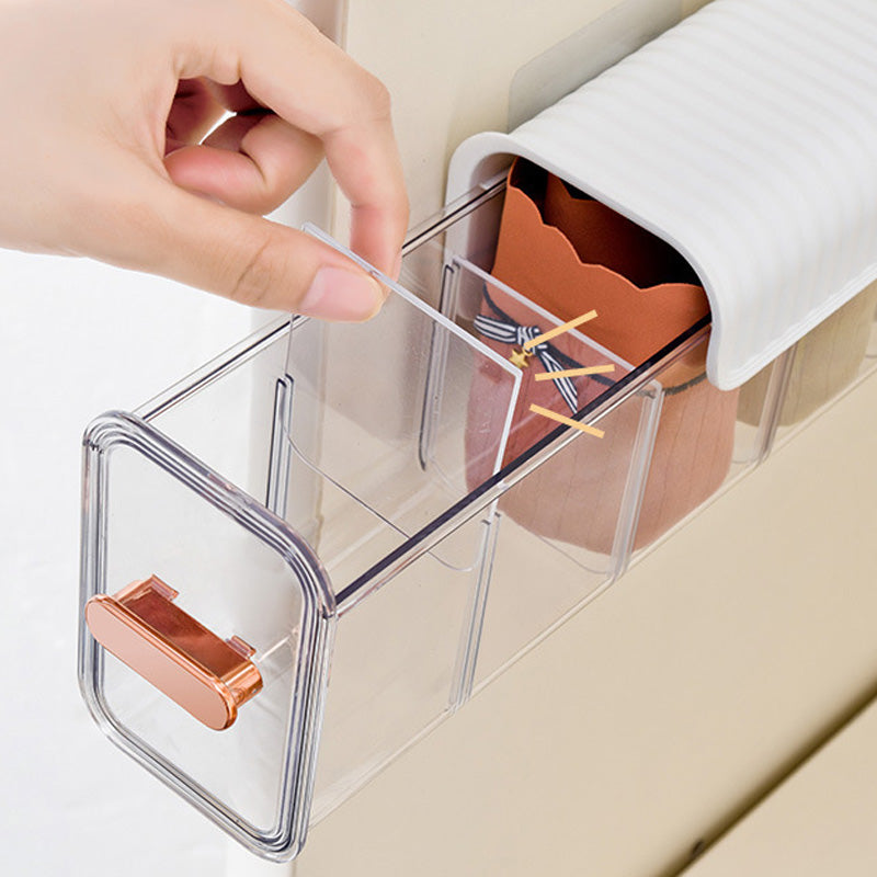 Wall-Mounted Drawer Organizer Set for Socks and Underwear