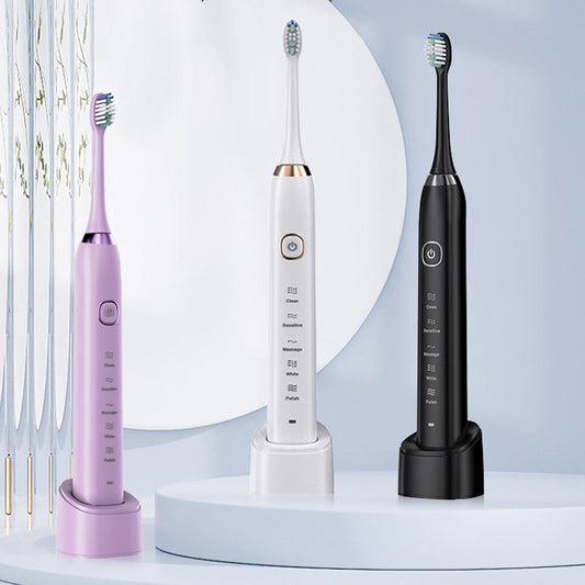 💥💥Sonic Electric Toothbrush Set with Soft Bristles🦷🦷🦷50% off（✈️Enjoy free shipping for a limited time）