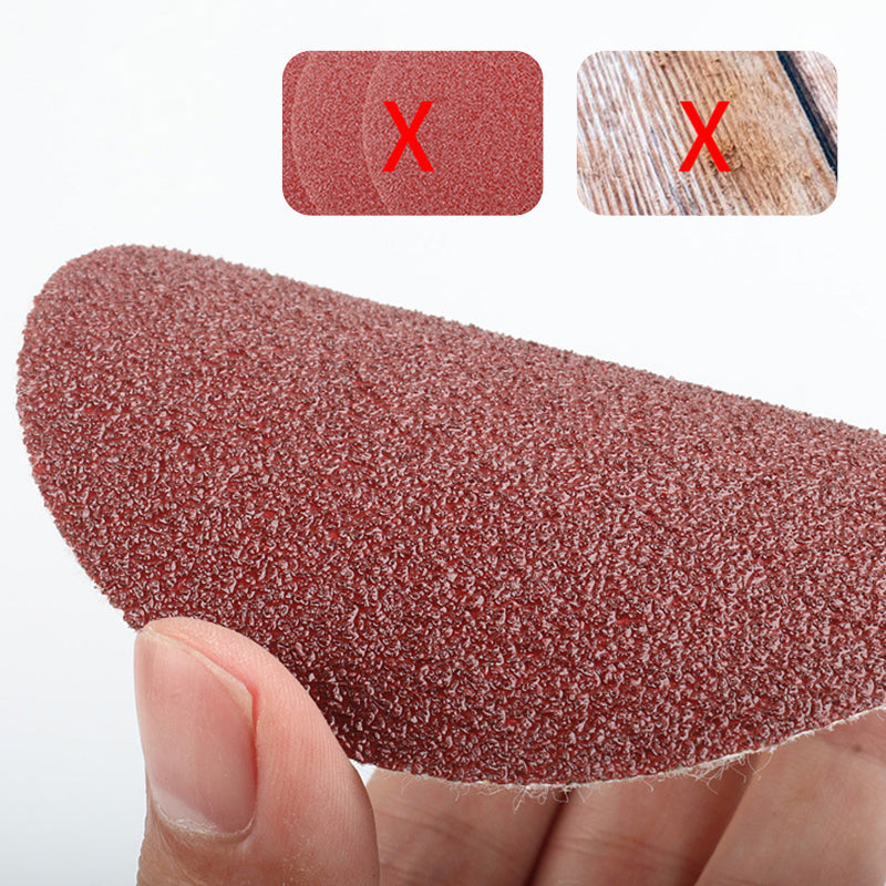 100pcs/Set 4''(100mm) Round Flocking Sandpaper with Sanding Backing Plate