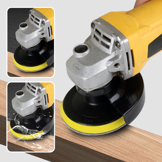 100pcs/Set 4''(100mm) Round Flocking Sandpaper with Sanding Backing Plate