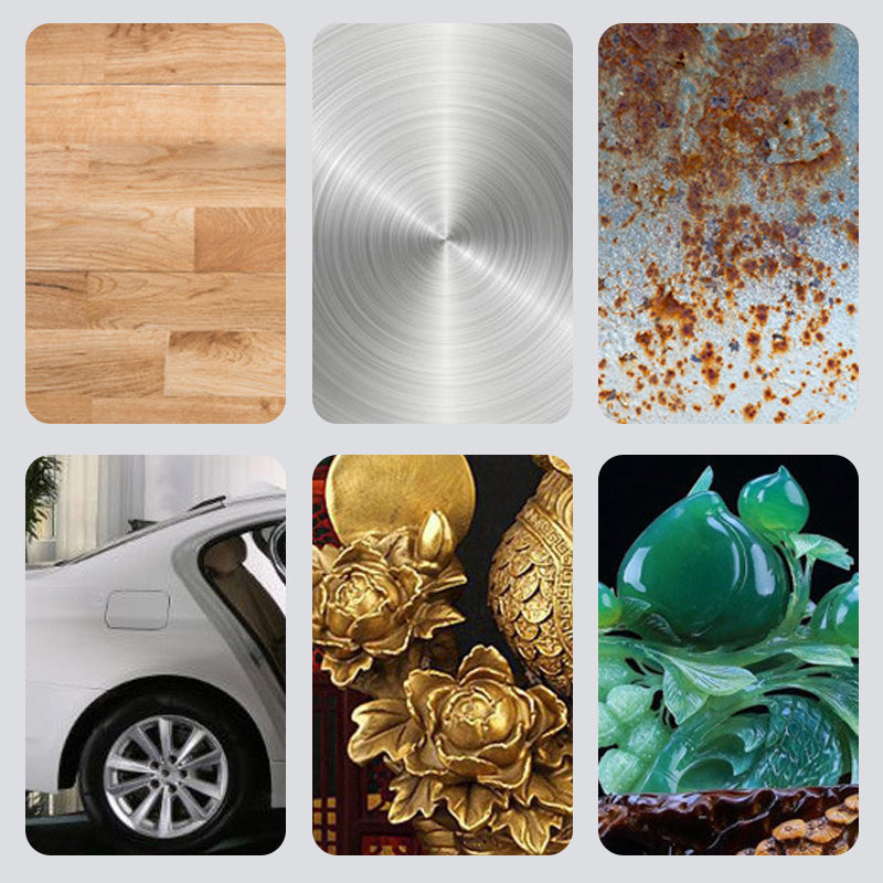 100pcs/Set 4''(100mm) Round Flocking Sandpaper with Sanding Backing Plate