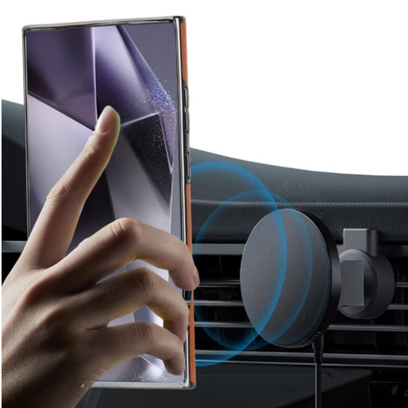 Retro Style Magnetic Phone Case with Stand For Samsung