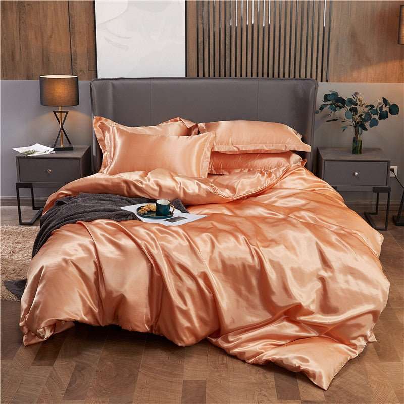 🎁Hot Sale 49% OFF⏳25 Momme Luxury Pure Mulberry Silk Bedding Set of 4