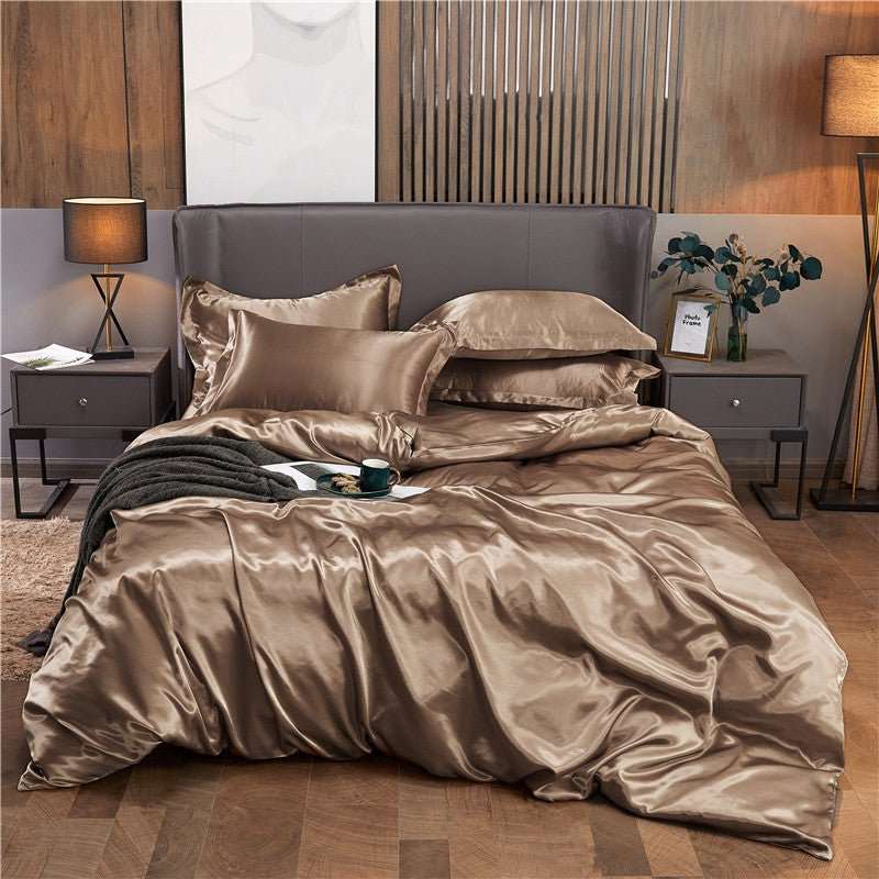 🎁Hot Sale 49% OFF⏳25 Momme Luxury Pure Mulberry Silk Bedding Set of 4