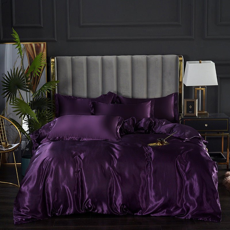 🎁Hot Sale 49% OFF⏳25 Momme Luxury Pure Mulberry Silk Bedding Set of 4