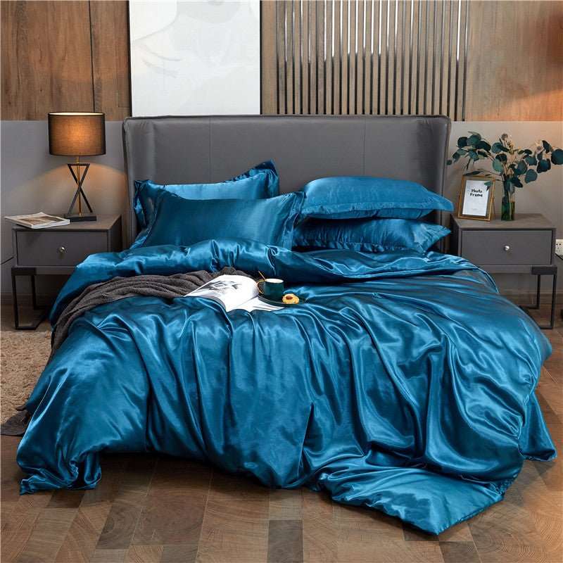 🎁Hot Sale 49% OFF⏳25 Momme Luxury Pure Mulberry Silk Bedding Set of 4