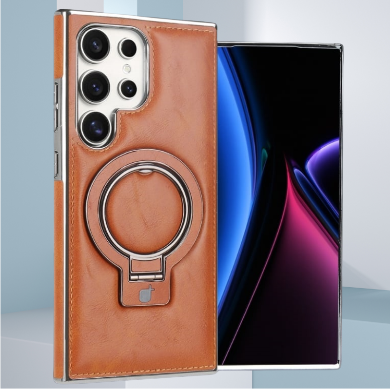 💥New Year special offer 🥰Retro style magnetic phone case with holder for Samsung