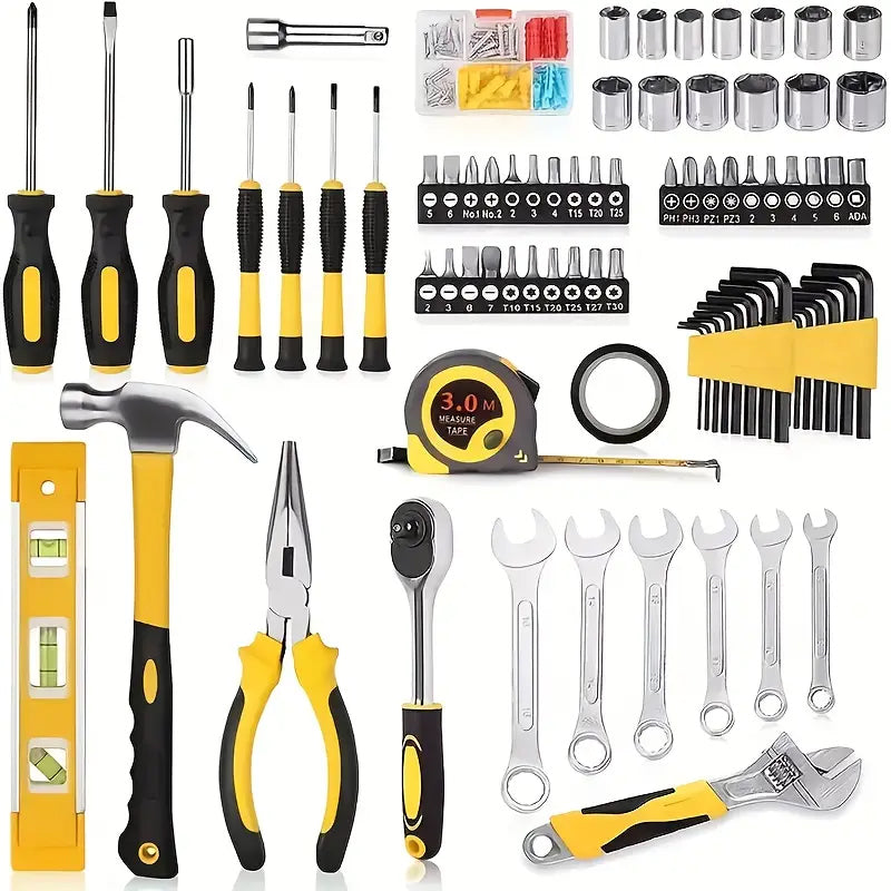 108 PCS Mechanic Tool Set for Auto & Household Repair
