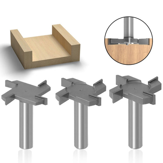 4-Flute T-shaped Grooving Milling Cutter