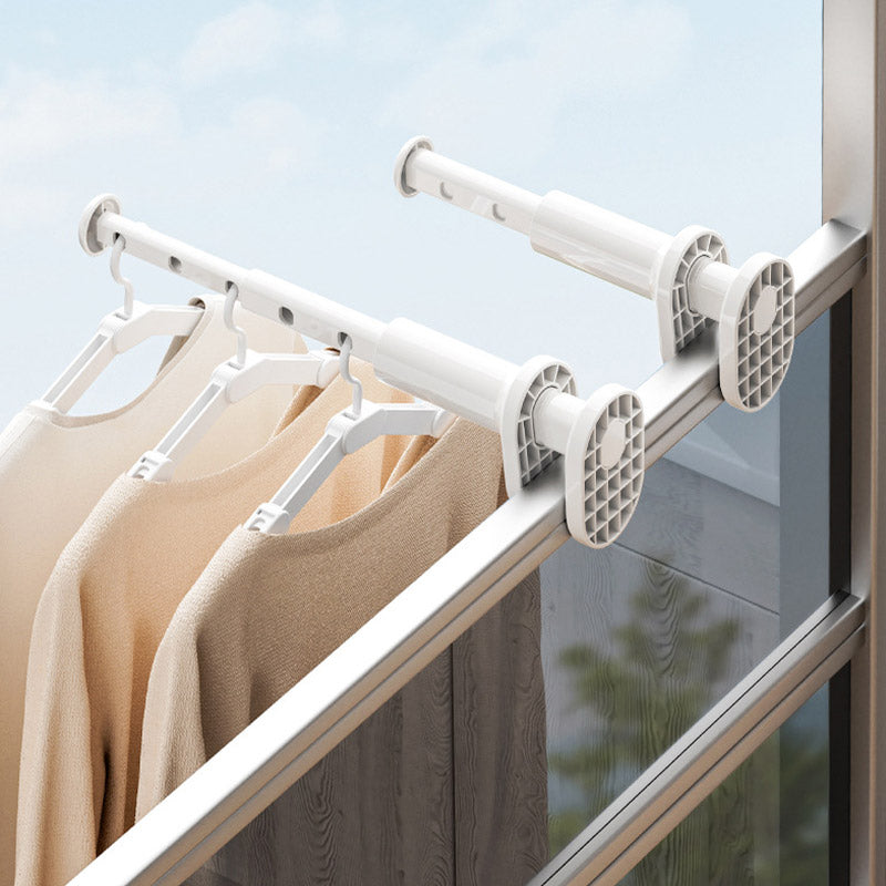 🎁2025 HOT SALE🎉Extendable 5-Hole Clothes Hanger Rack for Window Frame