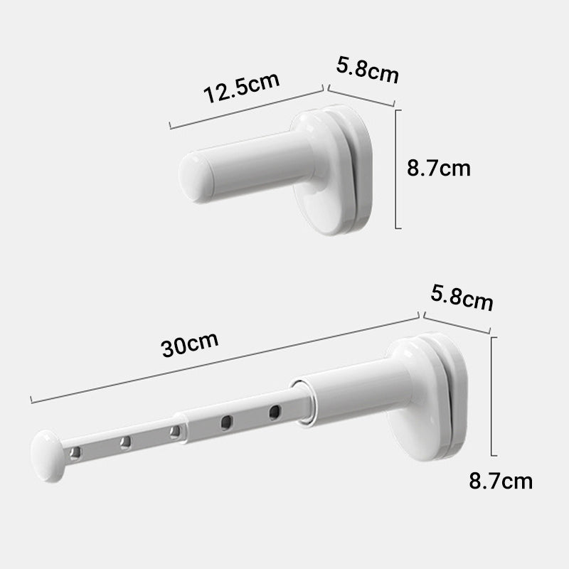 🎁2025 HOT SALE🎉Extendable 5-Hole Clothes Hanger Rack for Window Frame