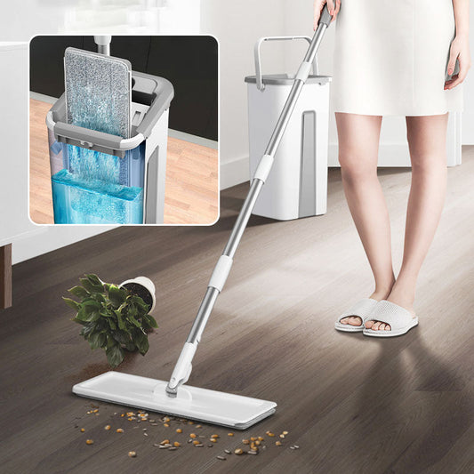 ✨️Hot Sale 50% OFF - 🔥Household Labor Saving Large Panel Mop Set - Wet & Dry