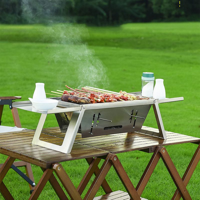🔥Hot Sale 50% 0FF🔥Stainless Steel Folding Outdoor Barbecue