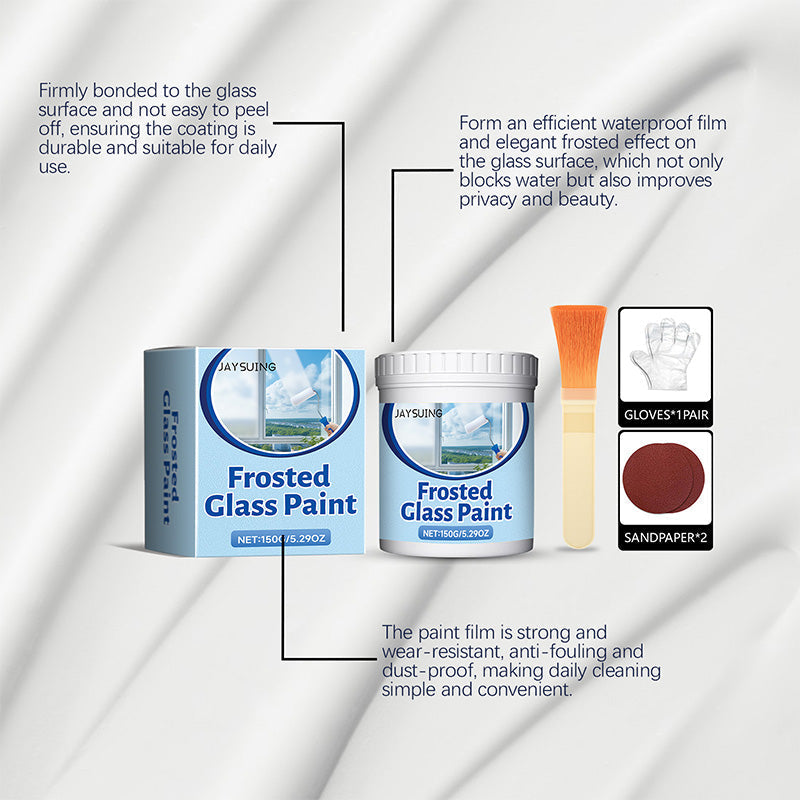 🔥2025 HOT SALE 🔥Anti-Peep Glass Frosted Paint