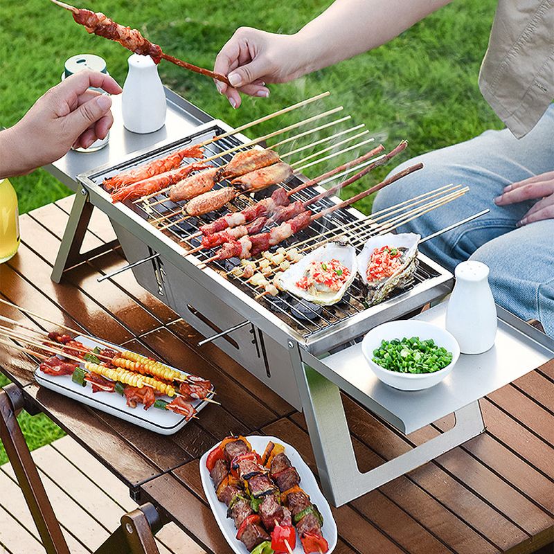 🔥Hot Sale 50% 0FF🔥Stainless Steel Folding Outdoor Barbecue