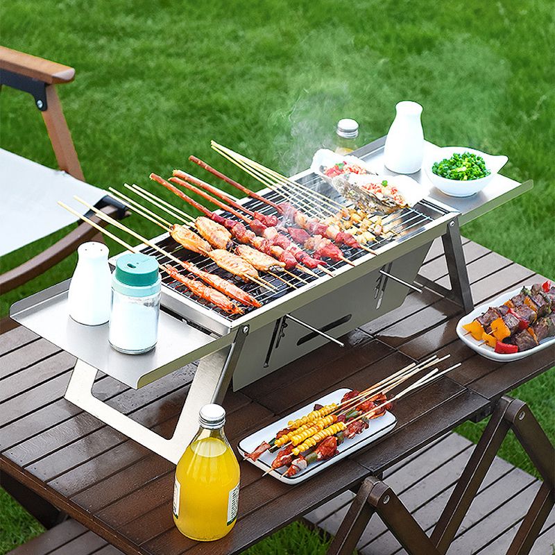 🔥Hot Sale 50% 0FF🔥Stainless Steel Folding Outdoor Barbecue