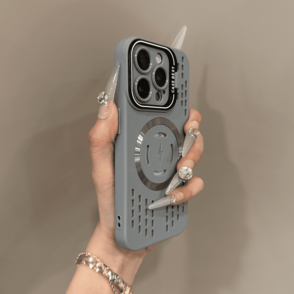 Soft Silicone Safety Protection Lightning Fast Magnetic Charging Case Cover for iPhone