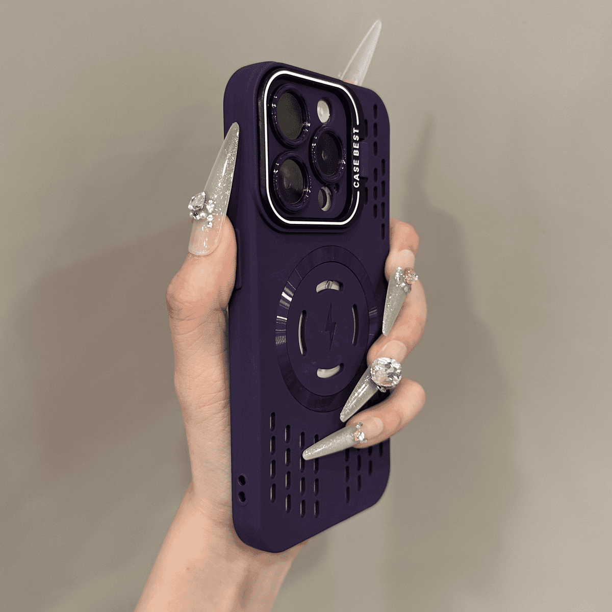 Soft Silicone Safety Protection Lightning Fast Magnetic Charging Case Cover for iPhone