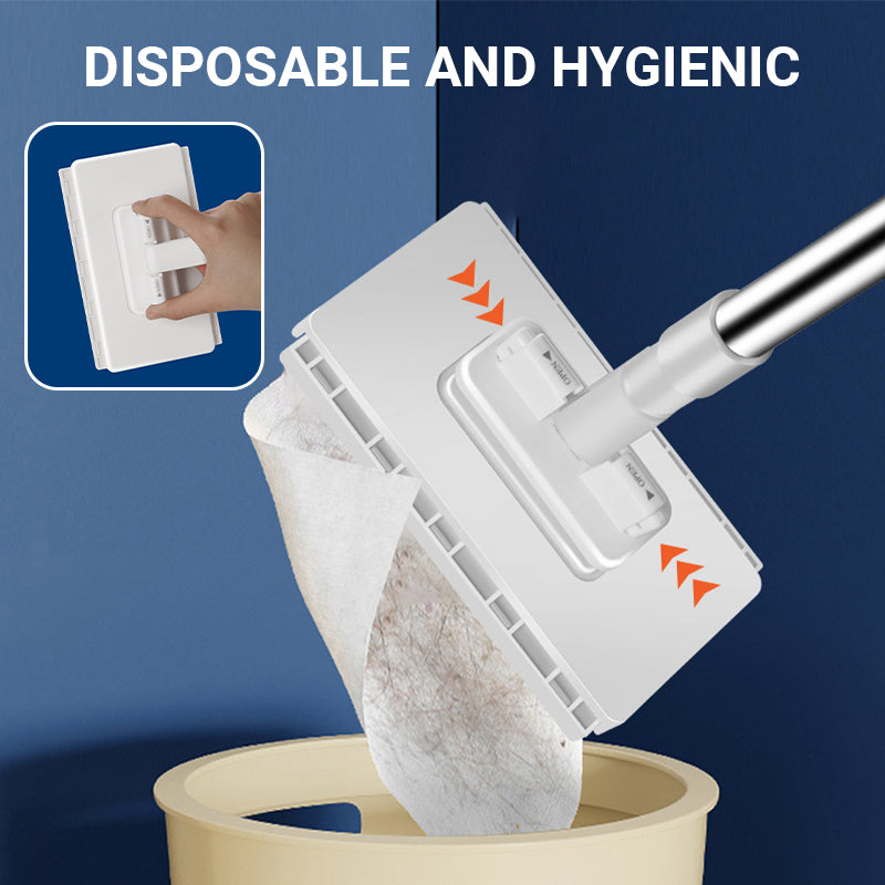 🔥Last Day Sales 50% OFF🔥Disposable Dust Mop with 4 Reusable Cloths