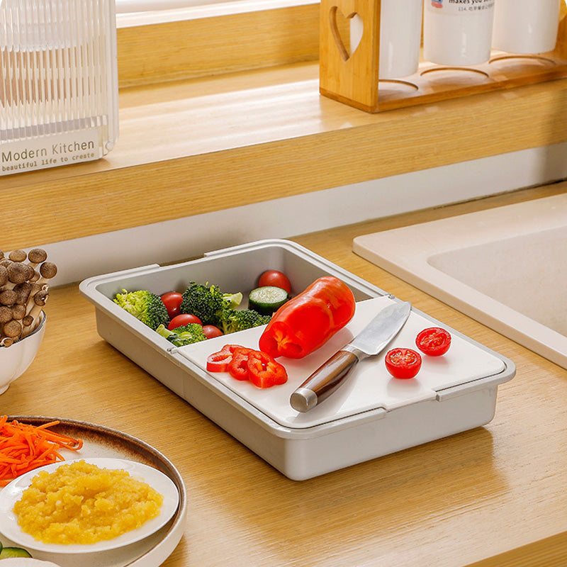 Multi-Functional Grater & Drainer Cutting Board