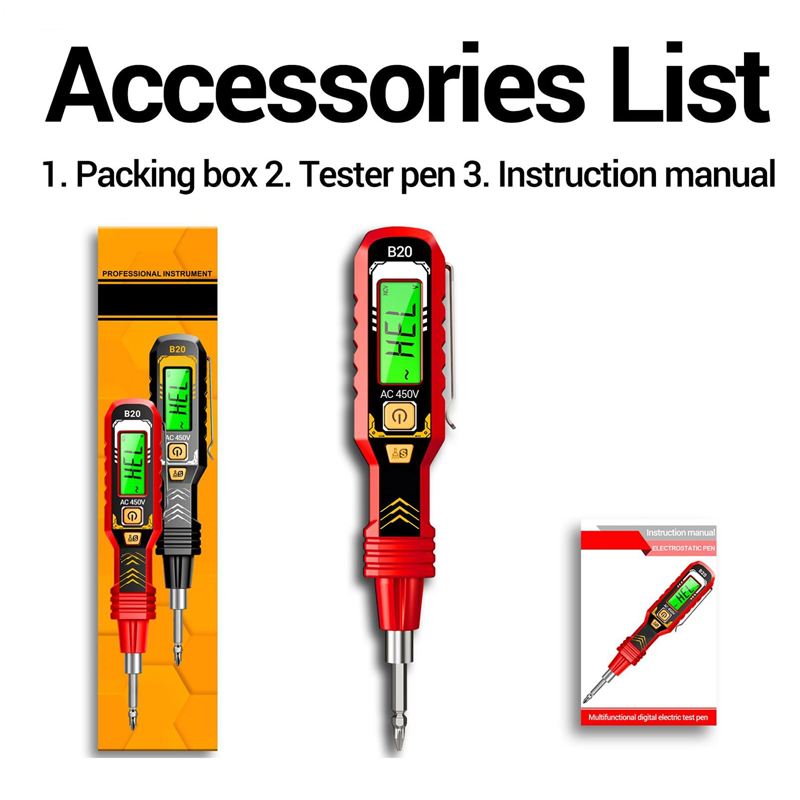 🔥 2025 Hot Sale 50% OFF🔥Non-Contact Voltage Tester with LCD Display