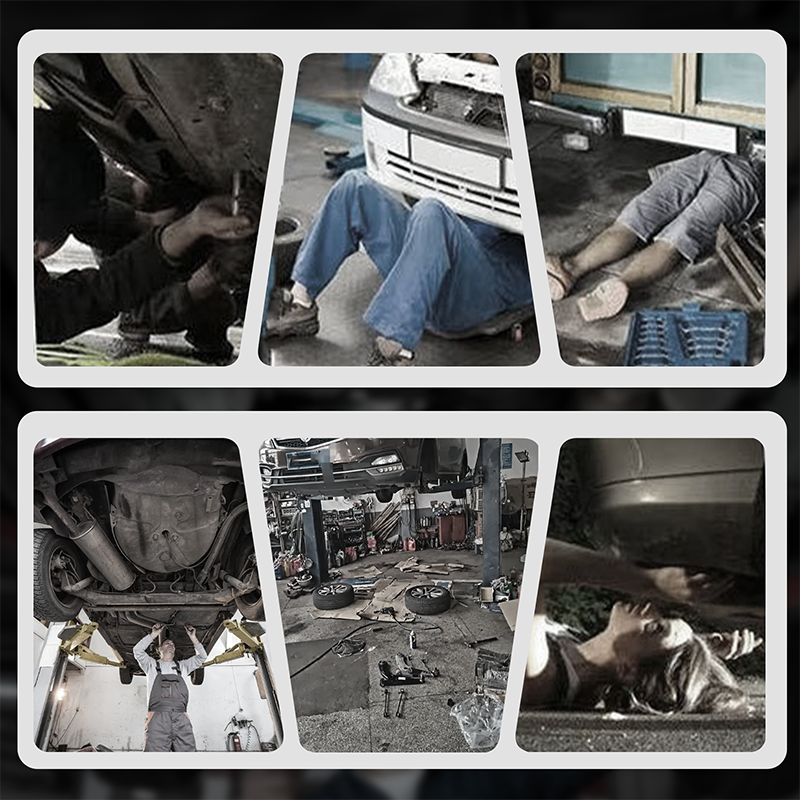 🔥 5-Wheel Rolling Car Repair Kneeling Cushion