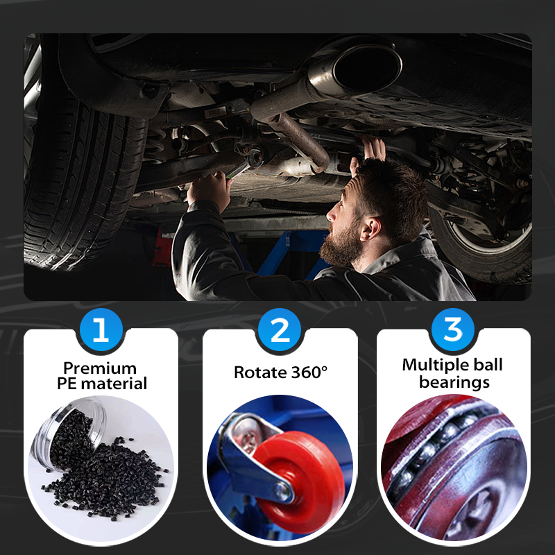 🔥 5-Wheel Rolling Car Repair Kneeling Cushion